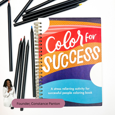 Color for Success - Coloring Book & pencils for adults